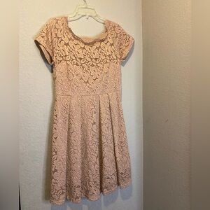 Lace Off the Shoulder Dress